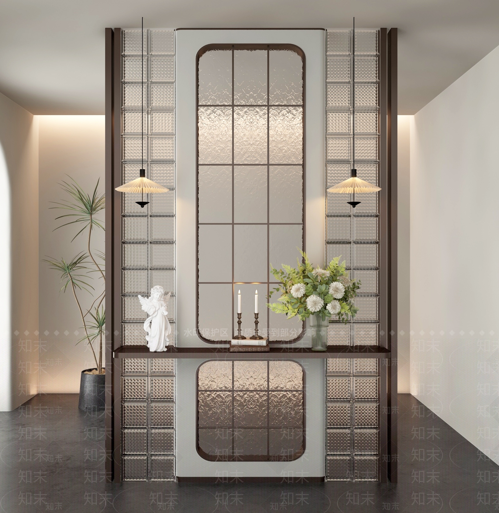 法式美式隔断3D模型下载【ID:1202106212】