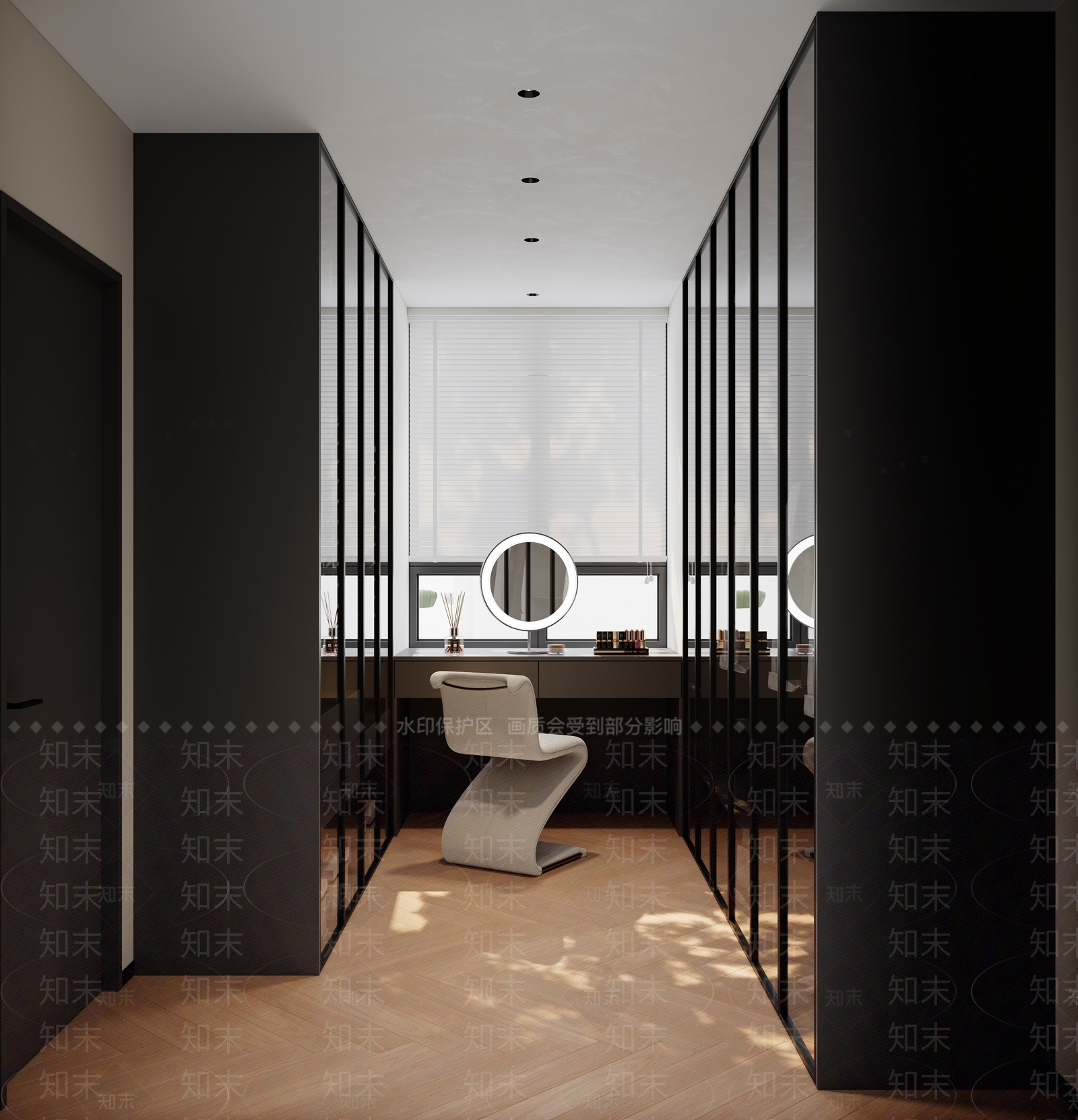 现代衣帽间3D模型下载【ID:1202123417】