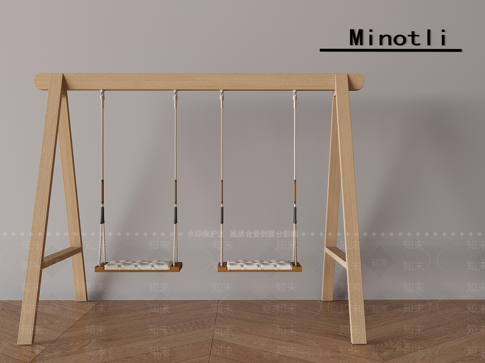 中式吊椅SU模型下载【ID:1202124829】