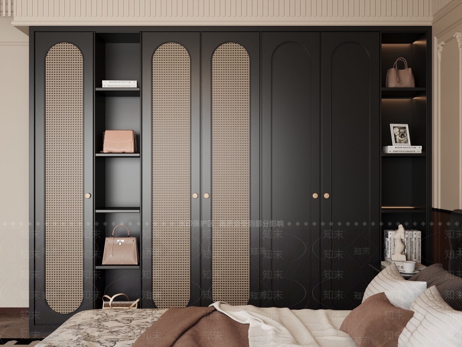 法式复古衣柜3D模型下载【ID:1202131433】