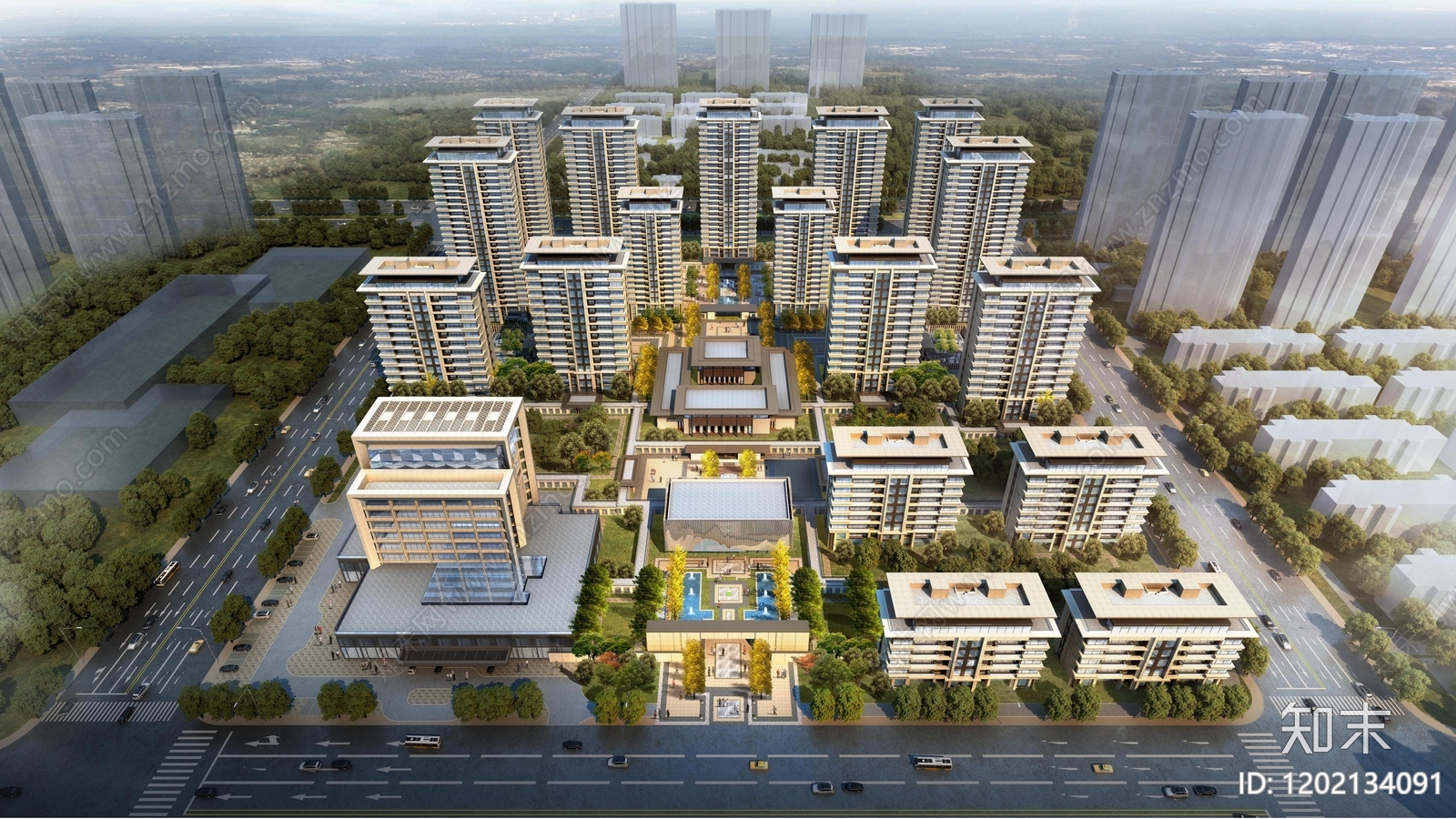 现代养老院建筑下载【ID:1202134091】