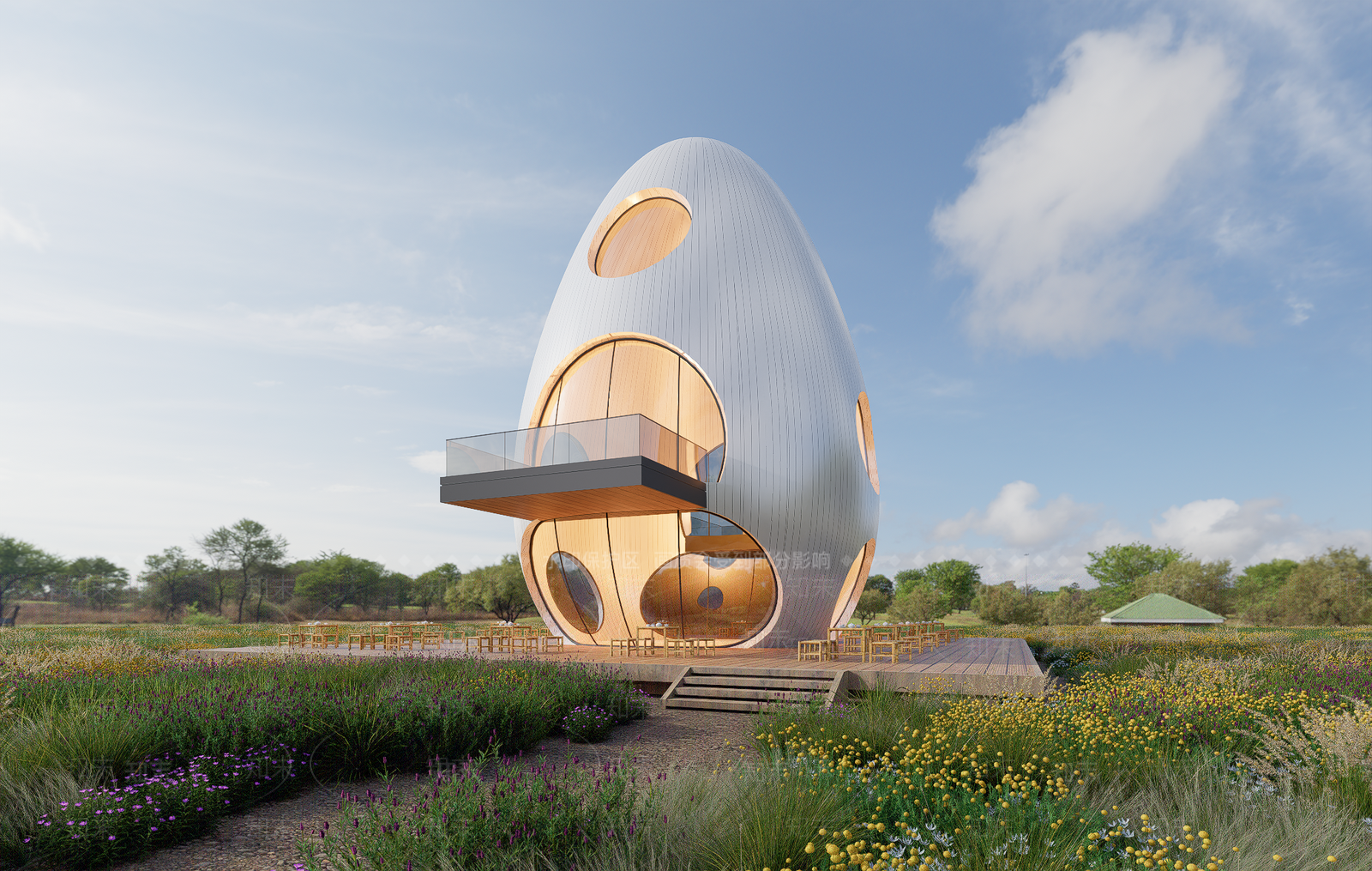 现代其他景观小建筑SU模型下载【ID:1202137061】