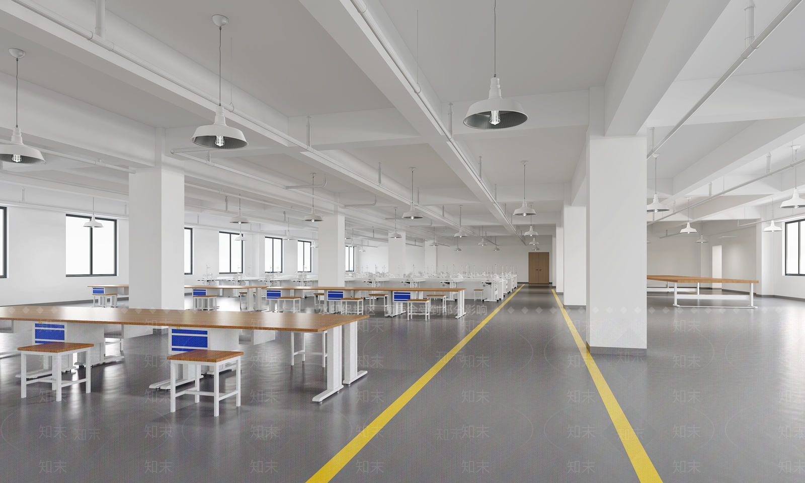现代车间3D模型下载【ID:1202140302】