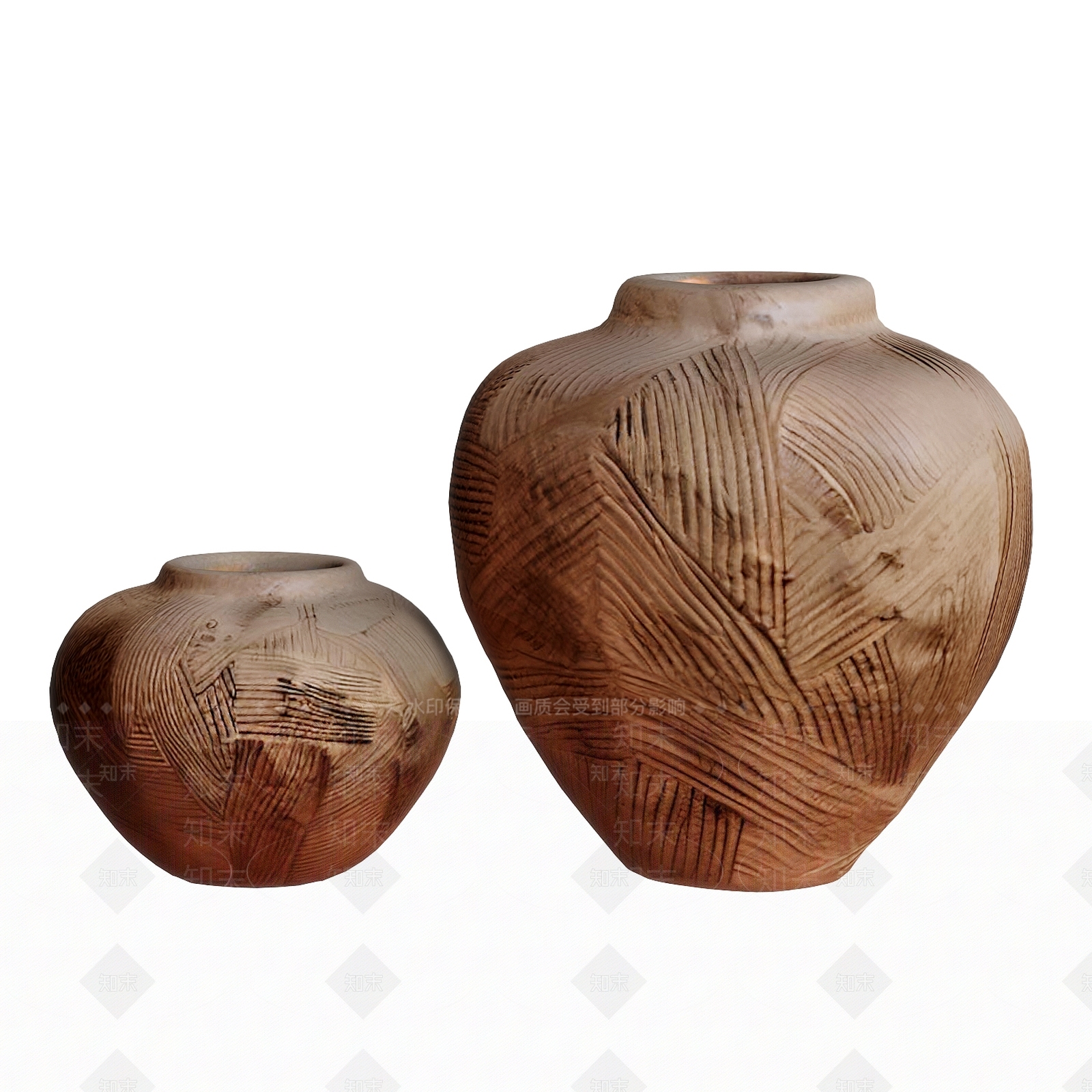 侘寂现代罐子3D模型下载【ID:1202146325】