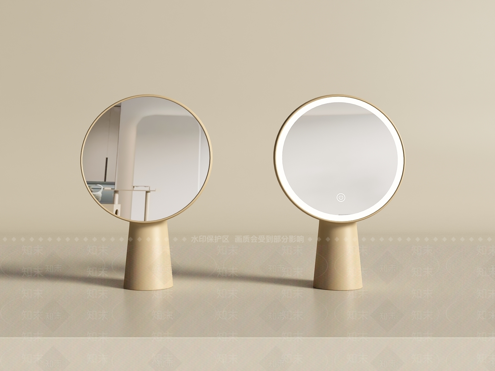 现代镜子SU模型下载【ID:1202147153】