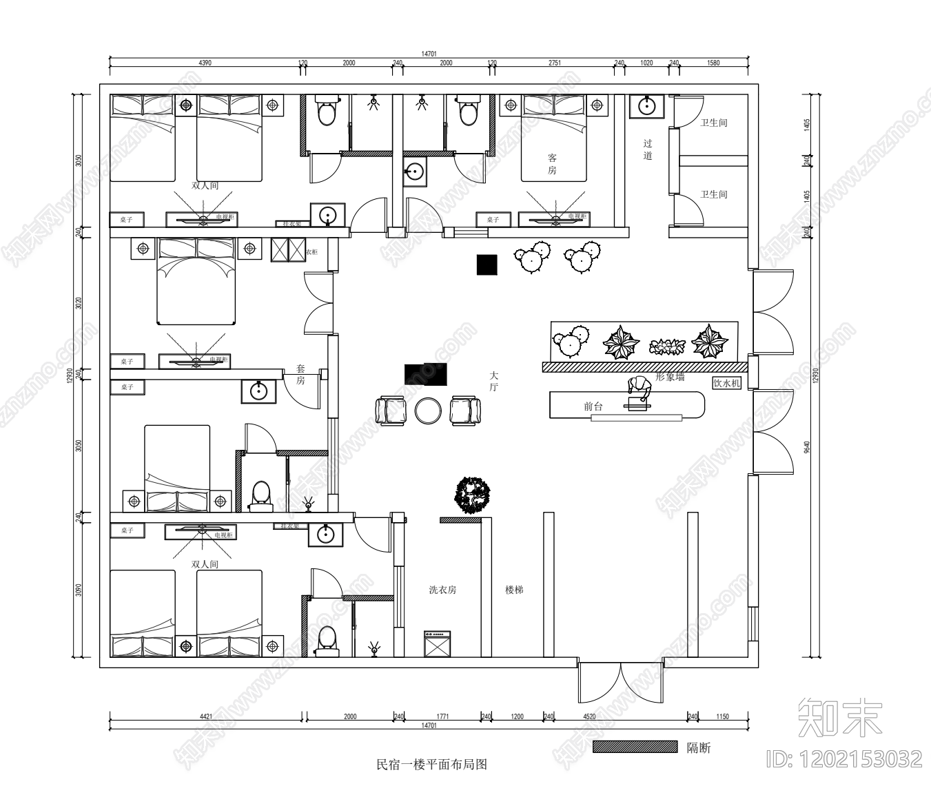 酒店施工图下载【ID:1202153032】