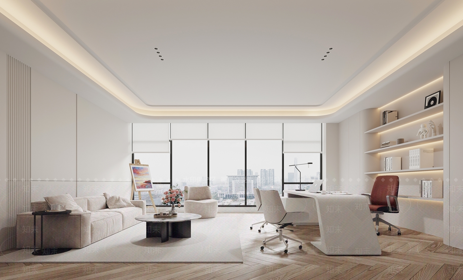 现代经理办公室SU模型下载【ID:1202153679】