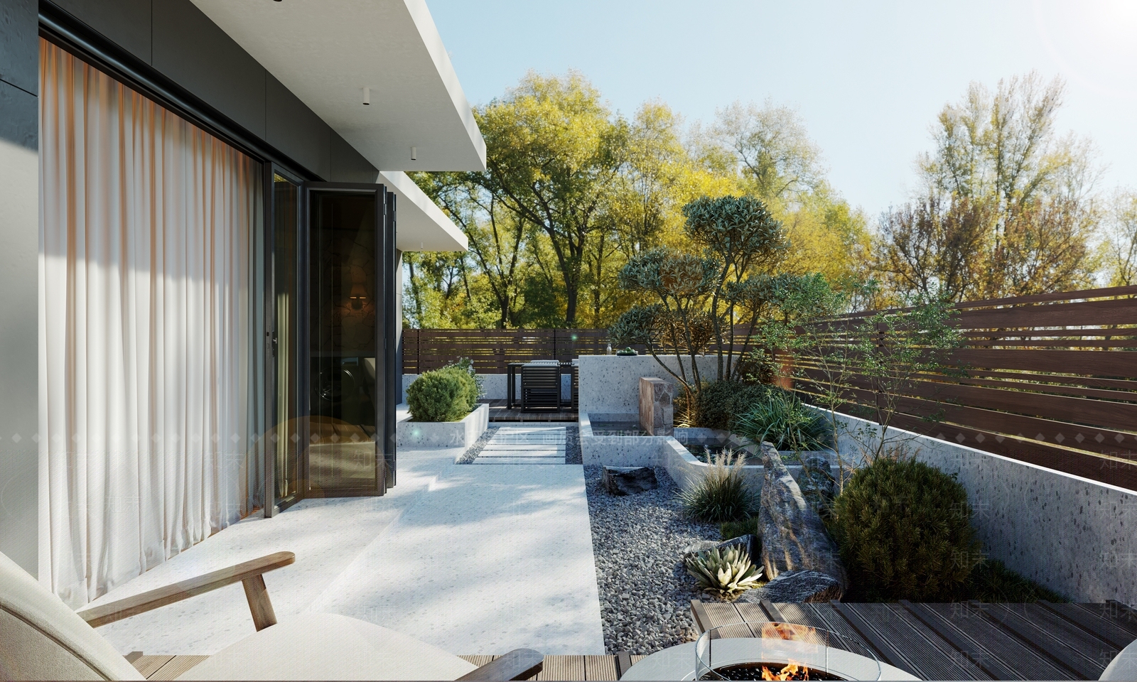 现代意式阳台3D模型下载【ID:1202154174】