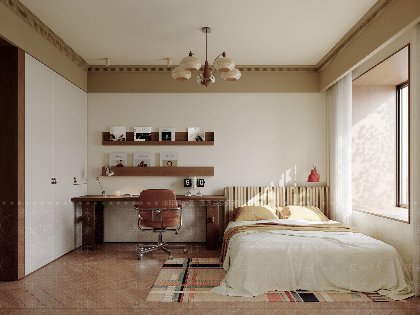 中古复古家居卧室3D模型下载【ID:1202158149】