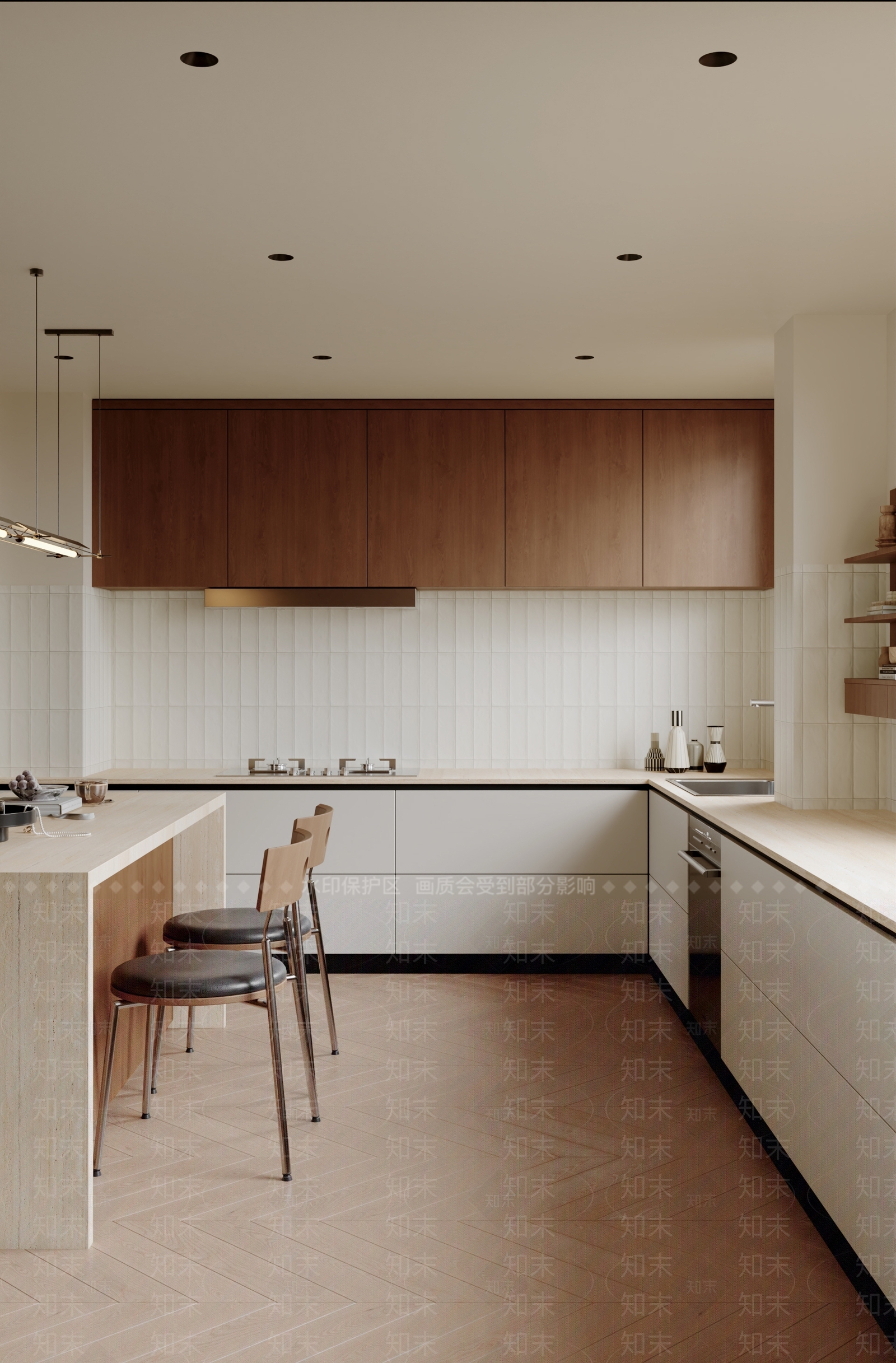 中古复古开放式厨房3D模型下载【ID:1202158572】