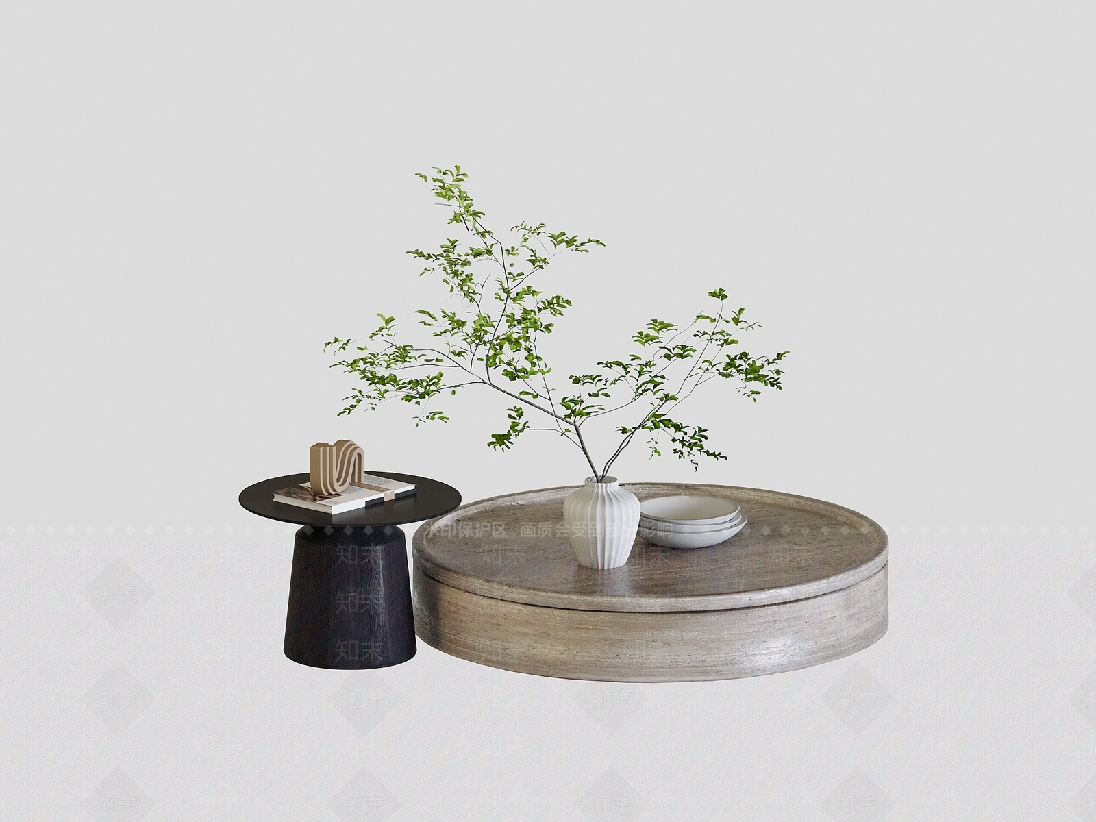 现代茶几3D模型下载【ID:1202159151】