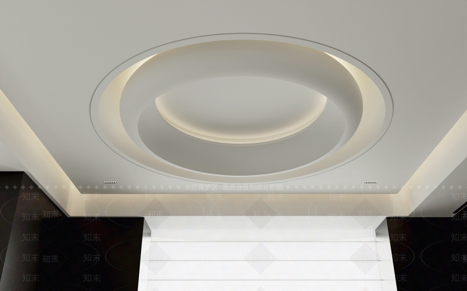 现代吊顶3D模型下载【ID:1202168175】