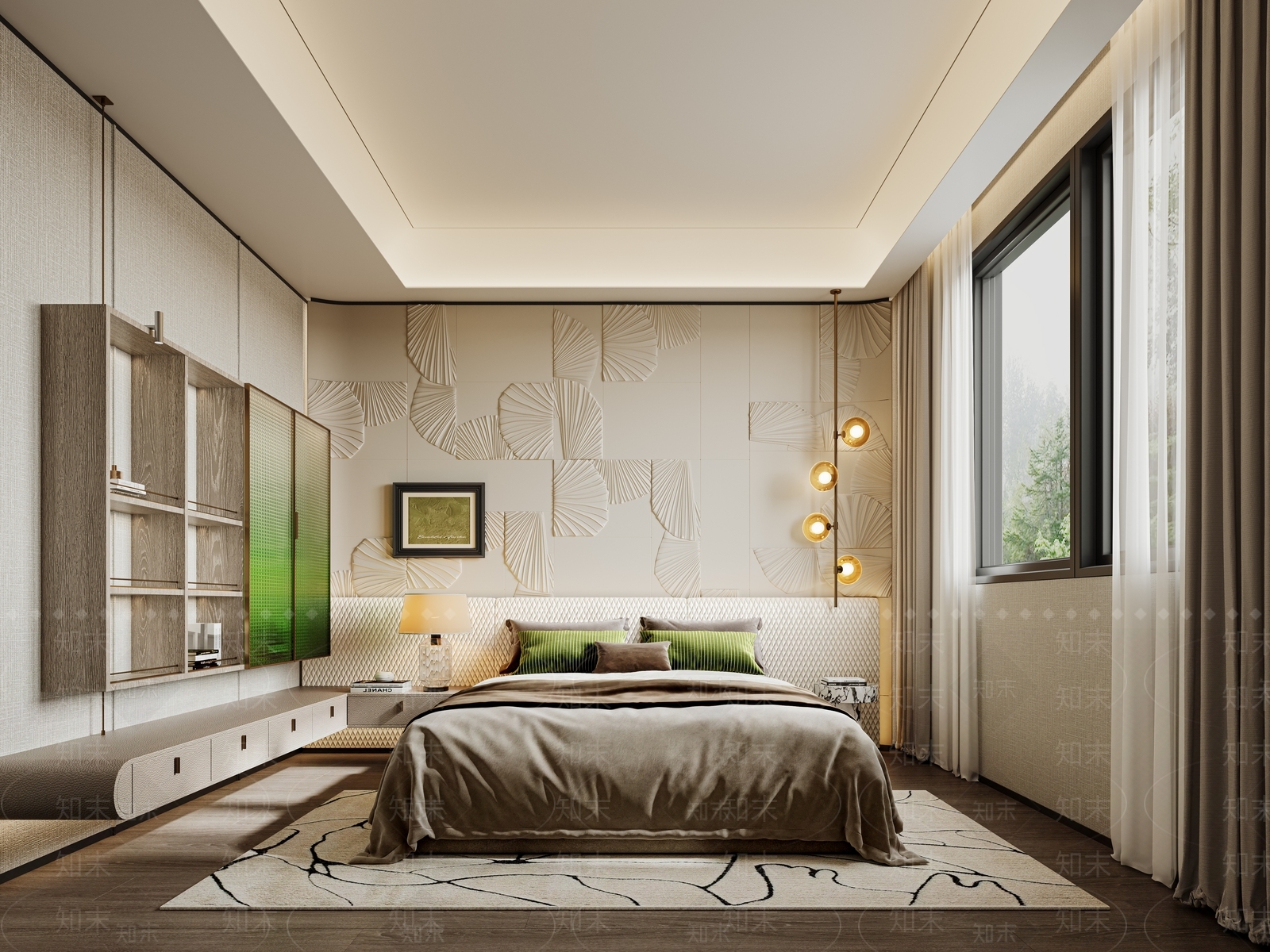 现代通用儿童房3D模型下载【ID:1204474672】