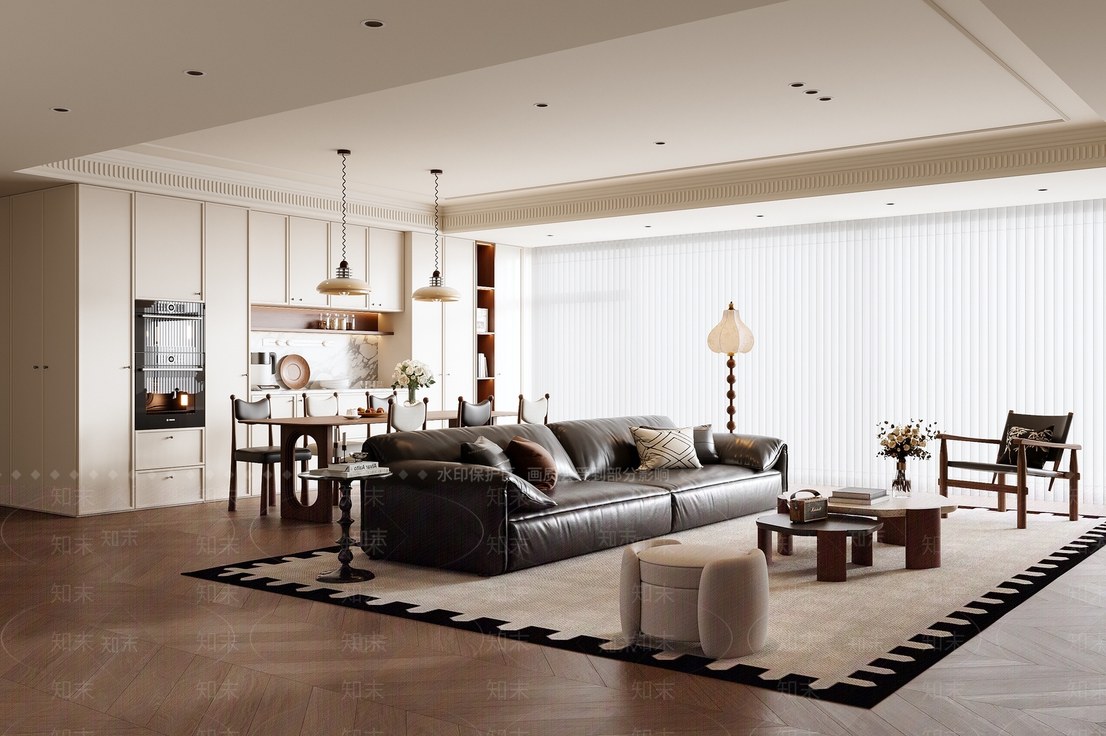 法式中古客餐厅3D模型下载【ID:1202175650】