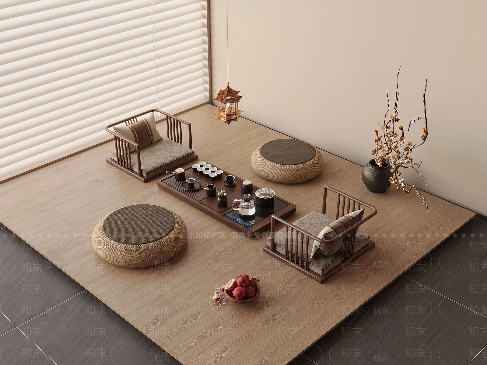 现代其他桌子3D模型下载【ID:1202191051】
