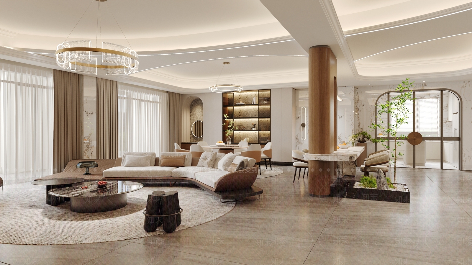 现代玄关3D模型下载【ID:1221995805】