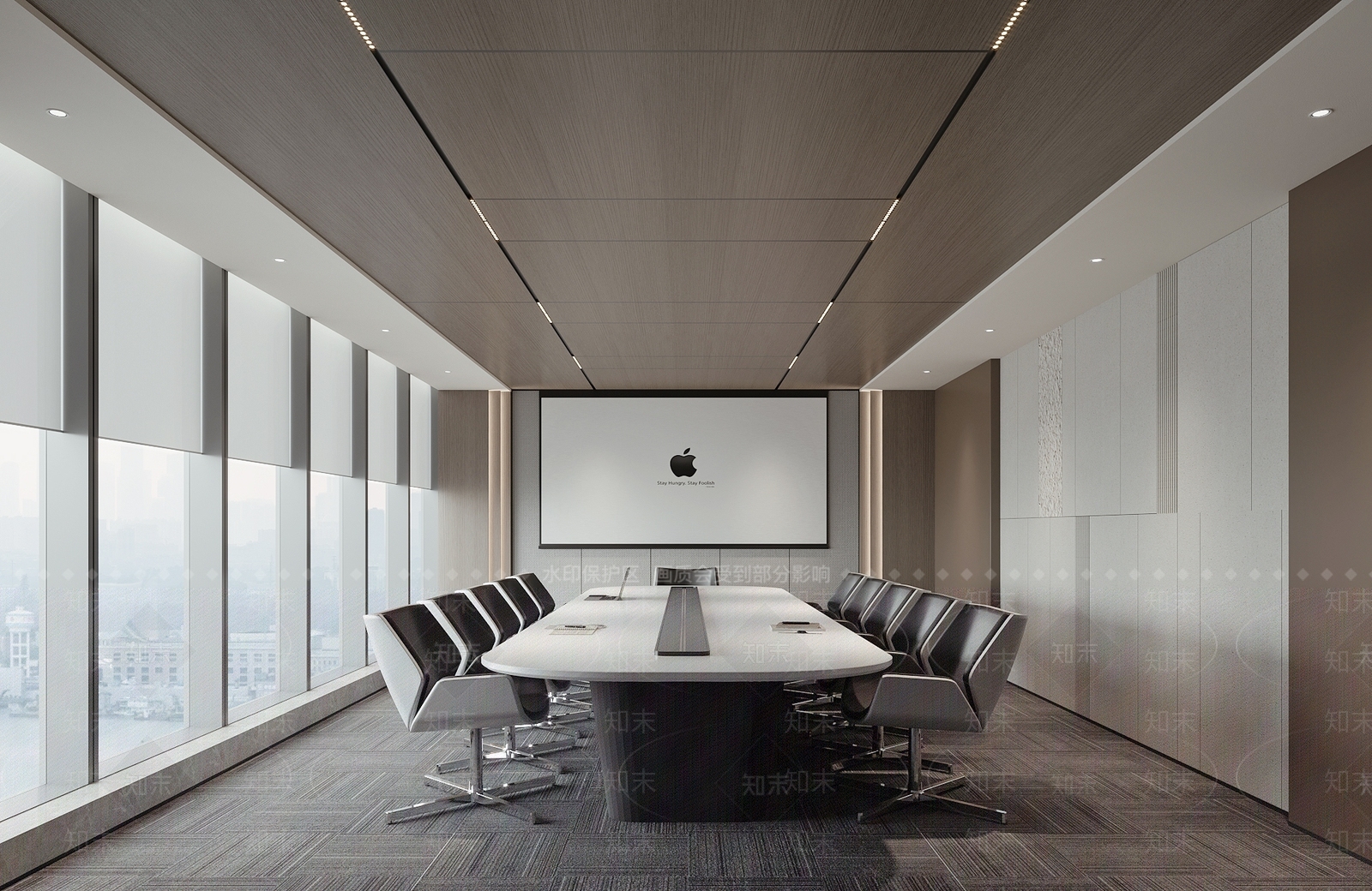 现代会议室SU模型下载【ID:1202201660】