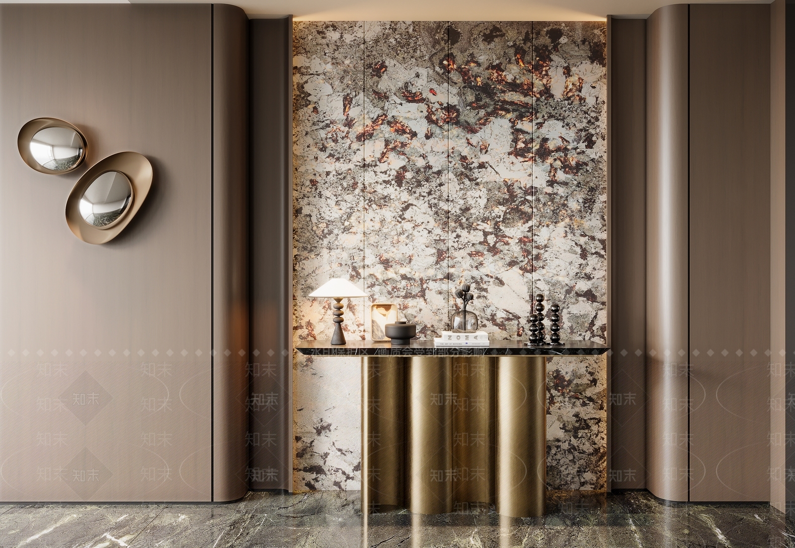 现代意式玄关3D模型下载【ID:1202205589】