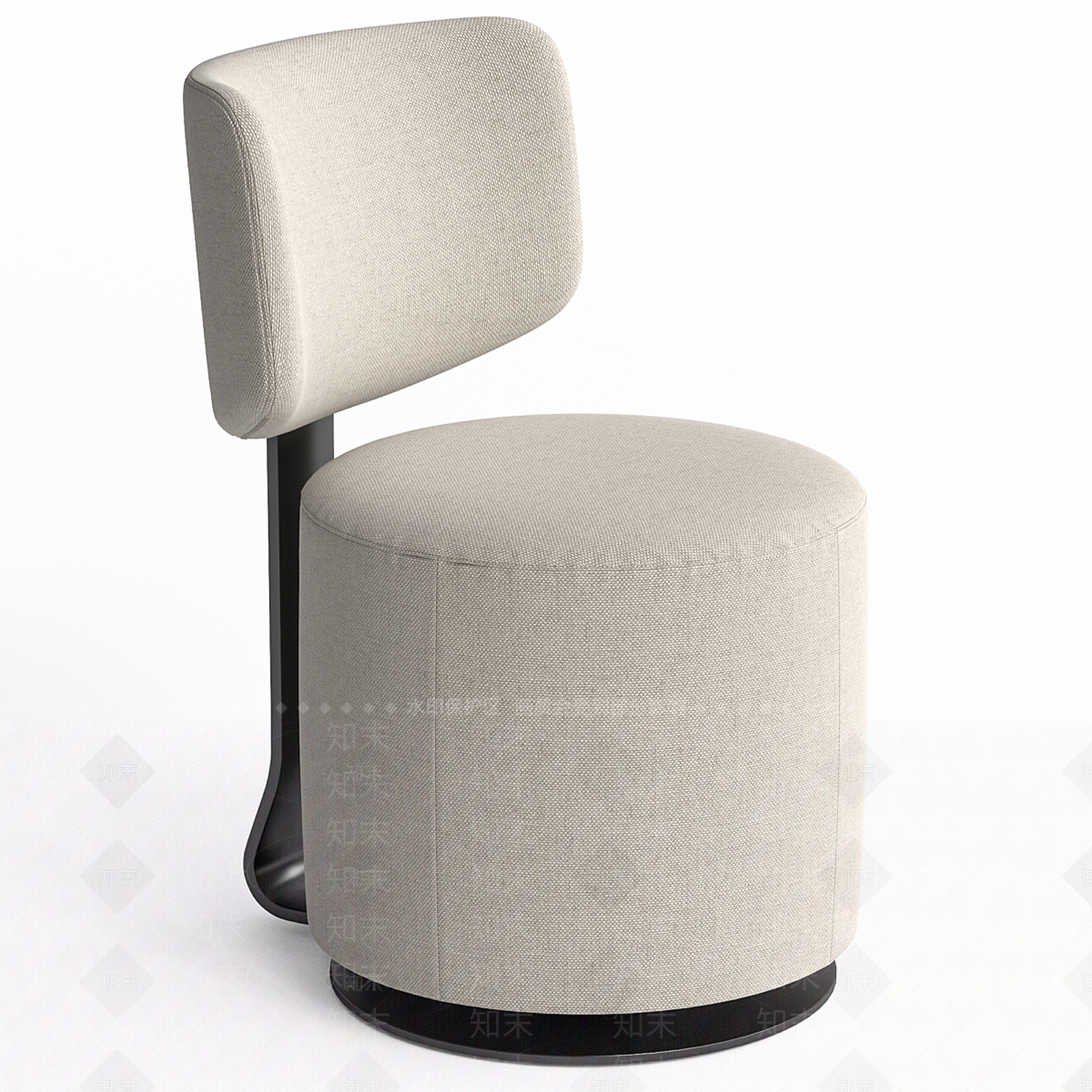 现代欧式单人沙发3D模型下载【ID:1202207980】