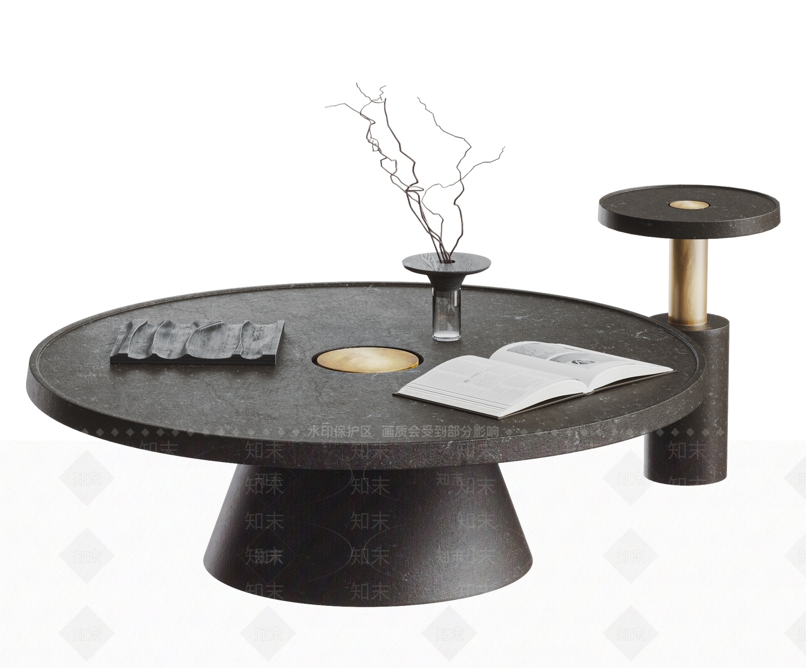 现代意式茶几3D模型下载【ID:1202212262】