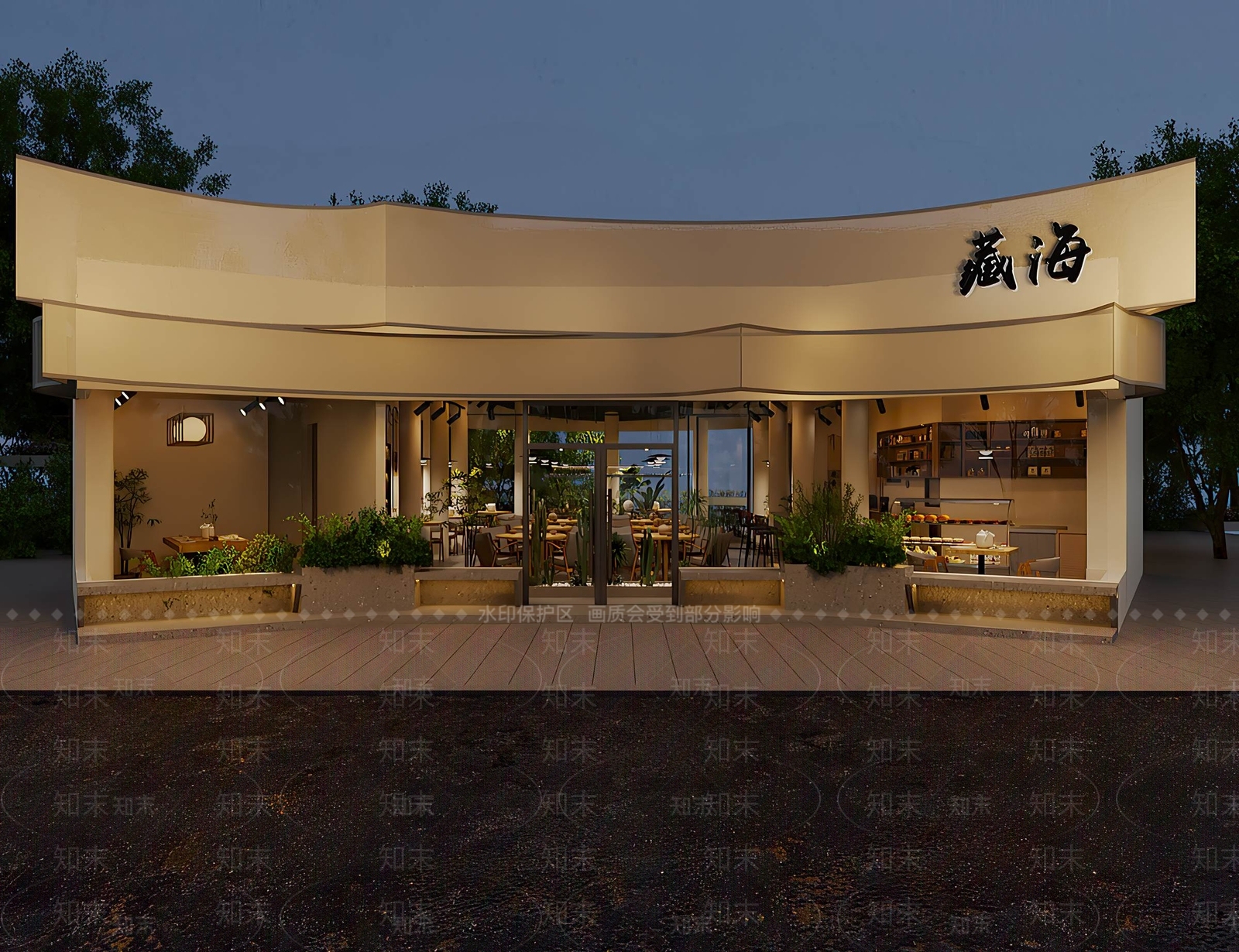 侘寂中古门头3D模型下载【ID:1202219976】