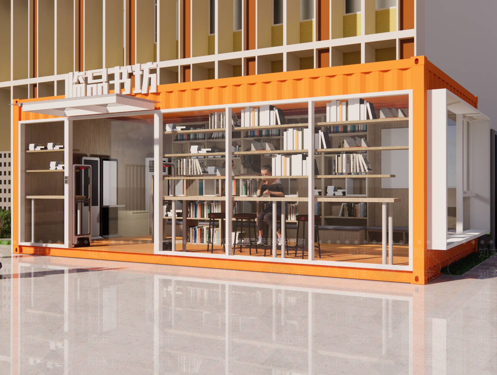 现代小公建SU模型下载【ID:1202223348】