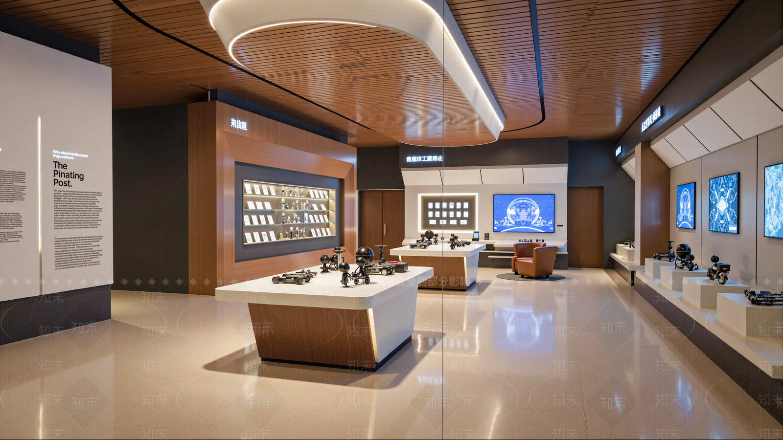 现代科技展厅SU模型下载【ID:1202226145】