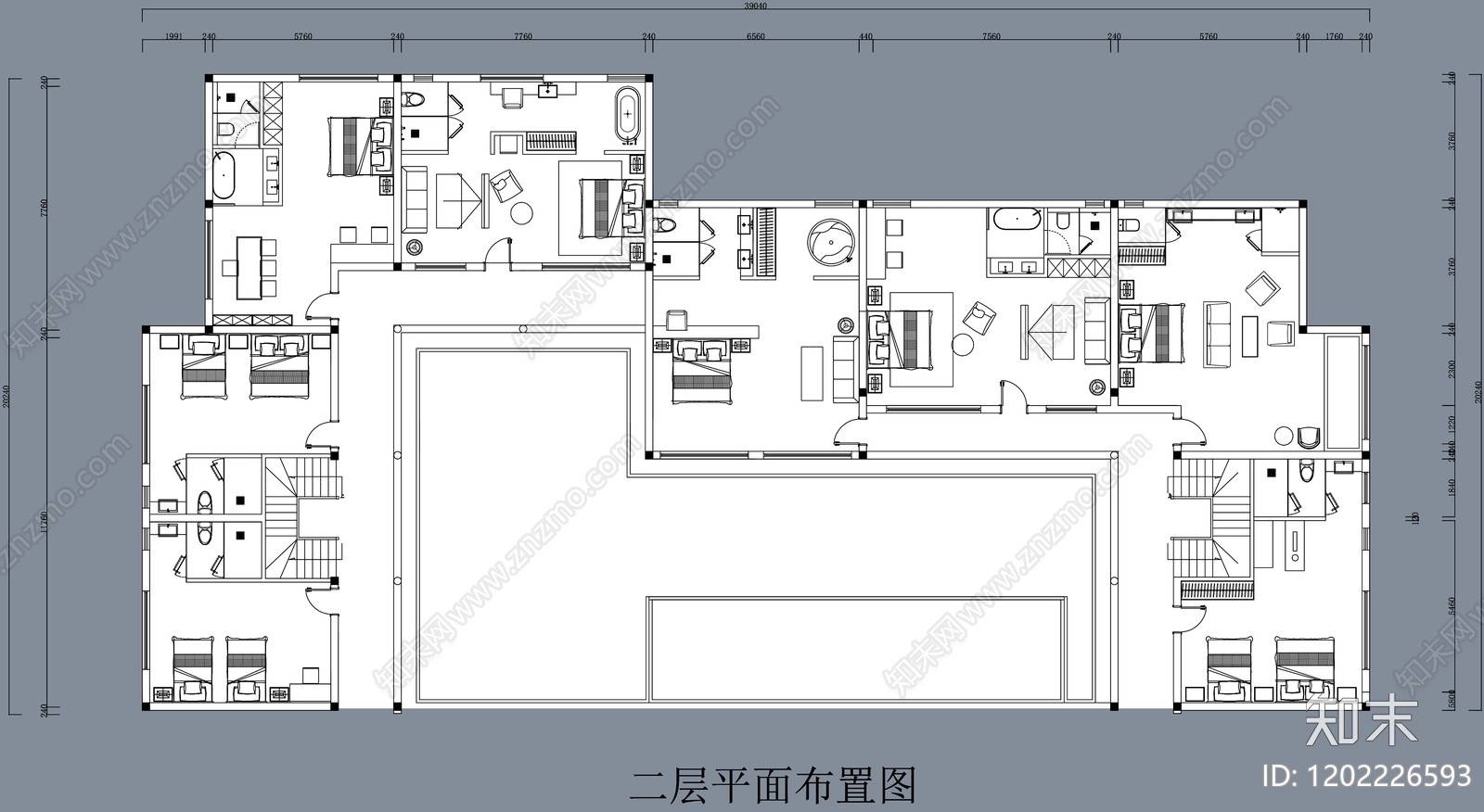 中式其他文化空间cad施工图下载【ID:1202226593】