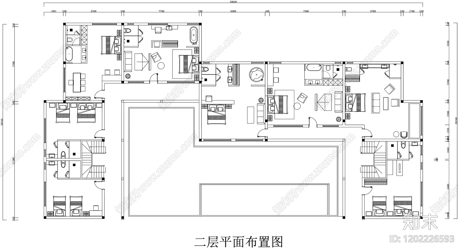 中式其他文化空间cad施工图下载【ID:1202226593】