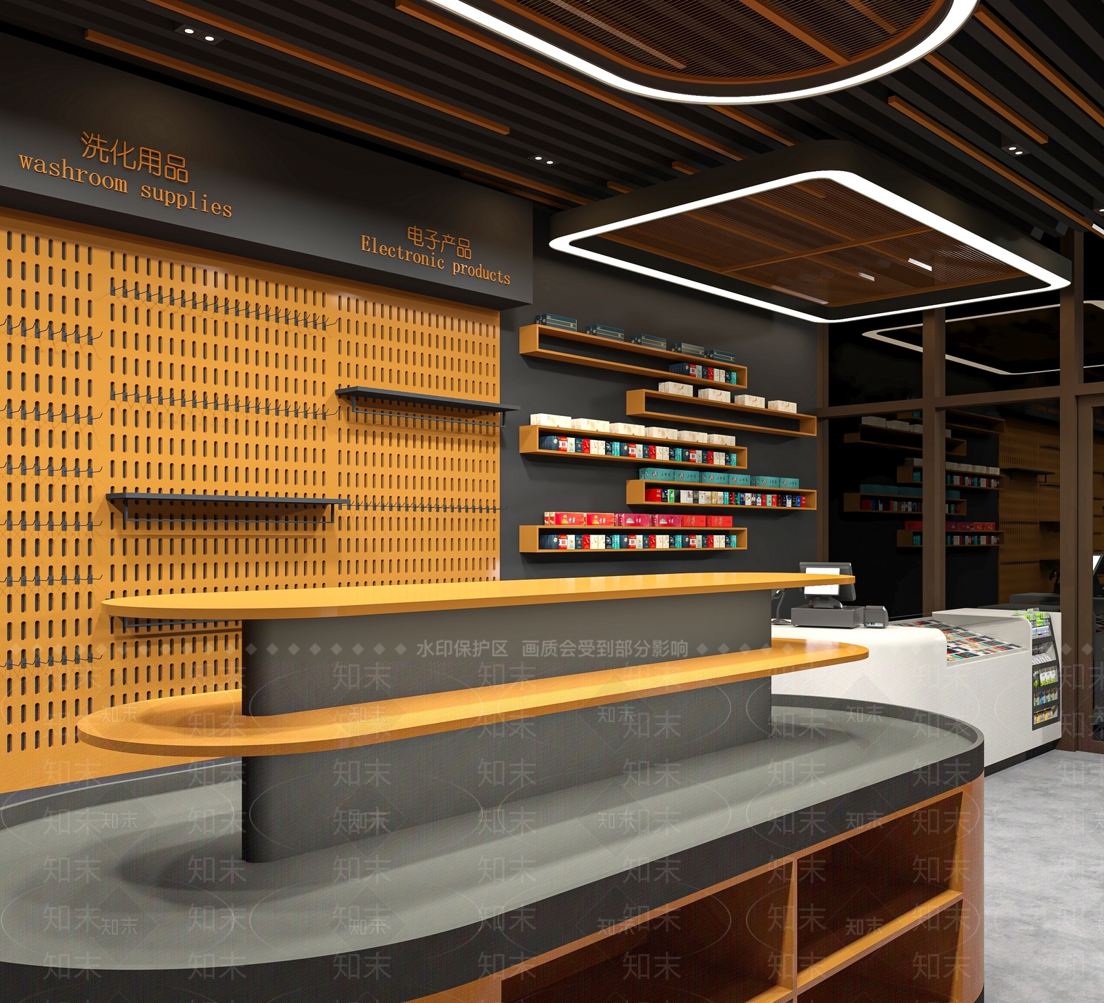 工业简约其他展厅3D模型下载【ID:1202226733】