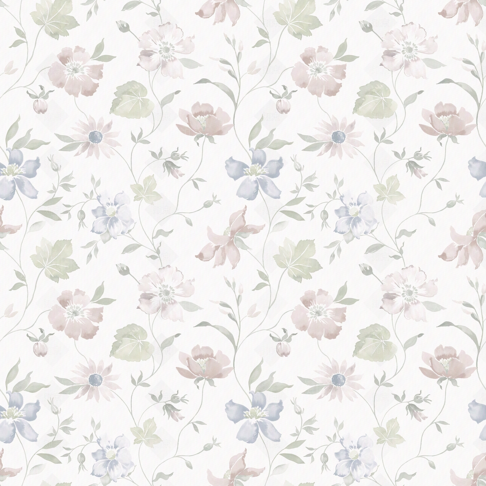 现代欧式花纹壁纸贴图下载【ID:1202235388】