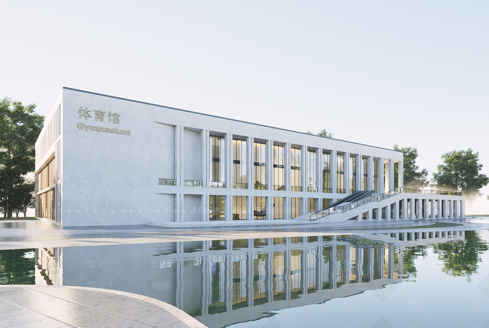 现代体育馆SU模型下载【ID:1202241101】