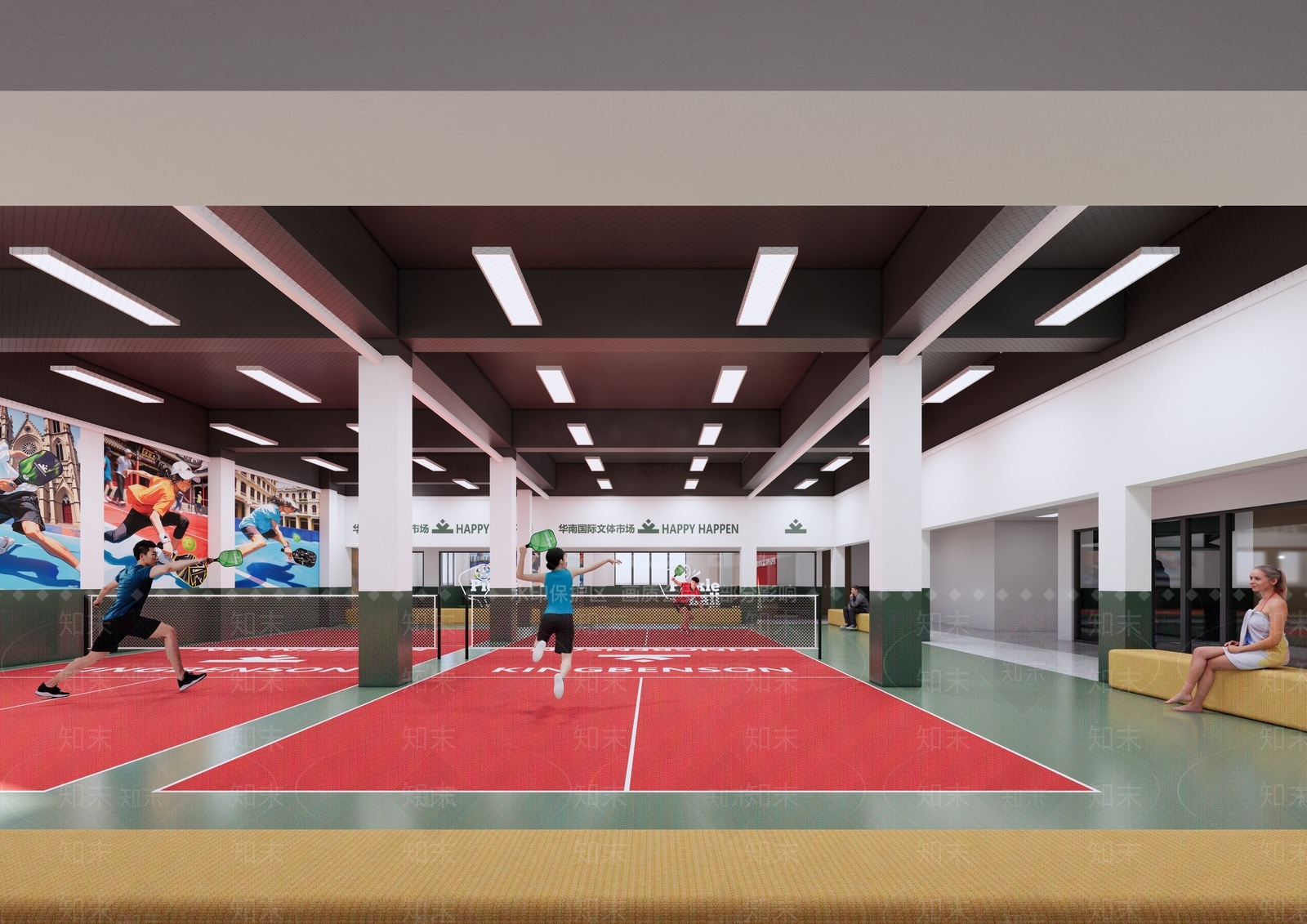 复古现代其他球场SU模型下载【ID:1202243870】