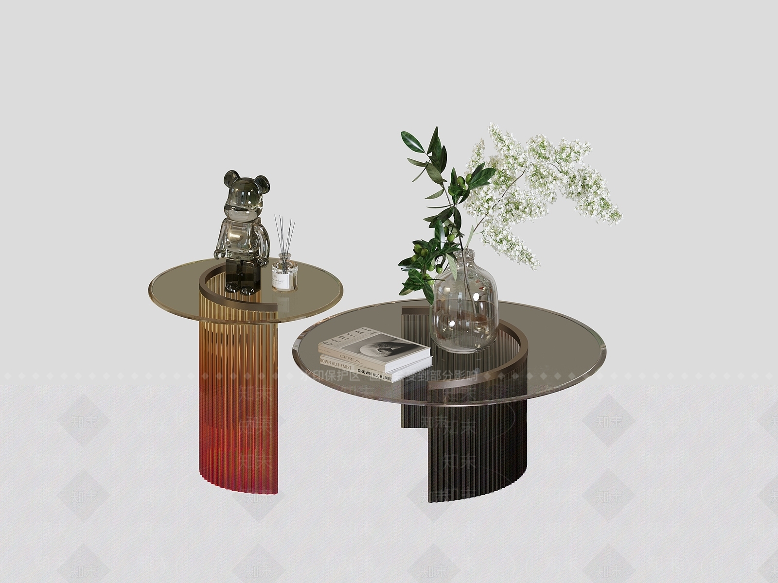 现代茶几3D模型下载【ID:1202262494】