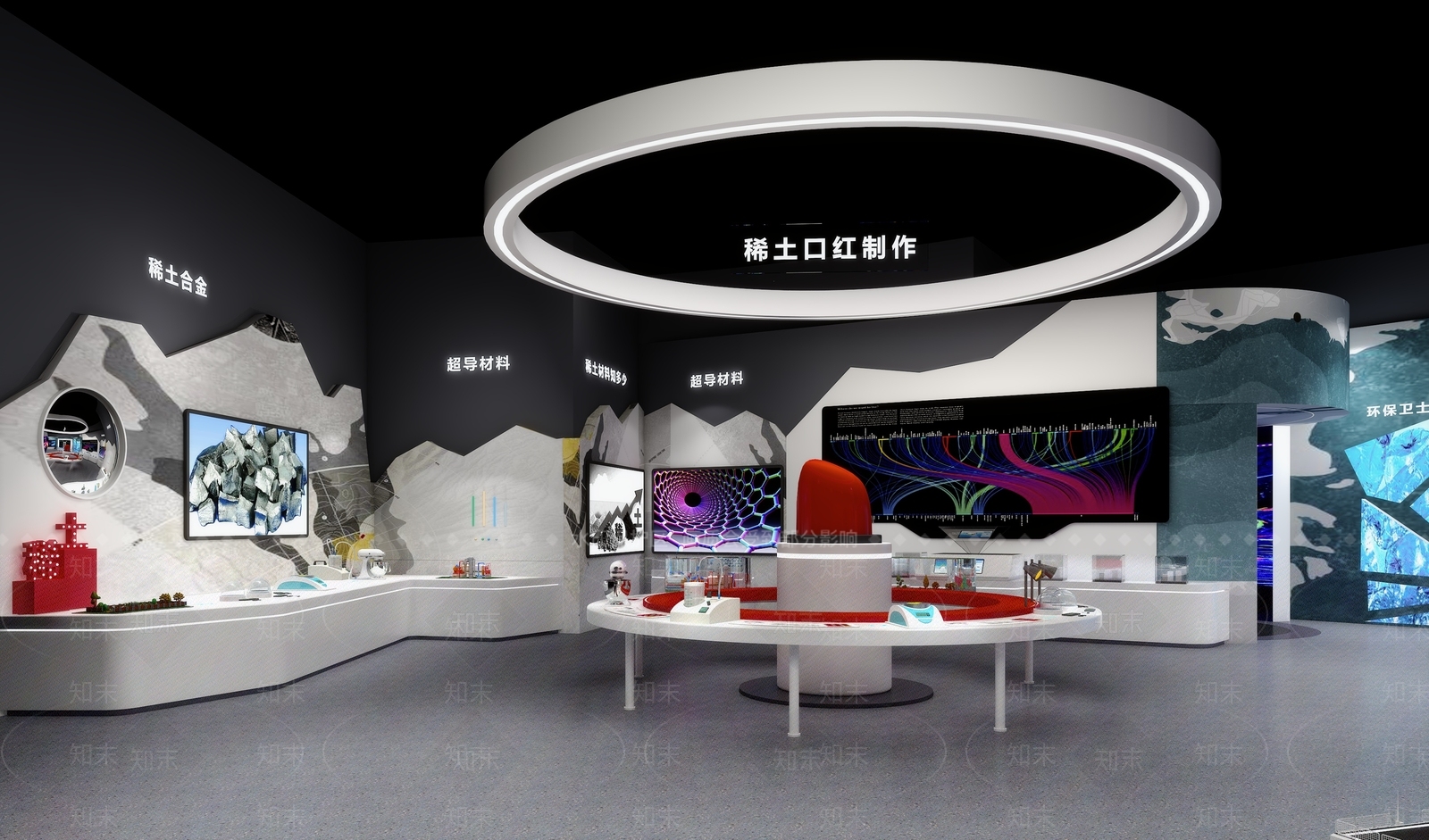 现代科技展厅3D模型下载【ID:1202263131】