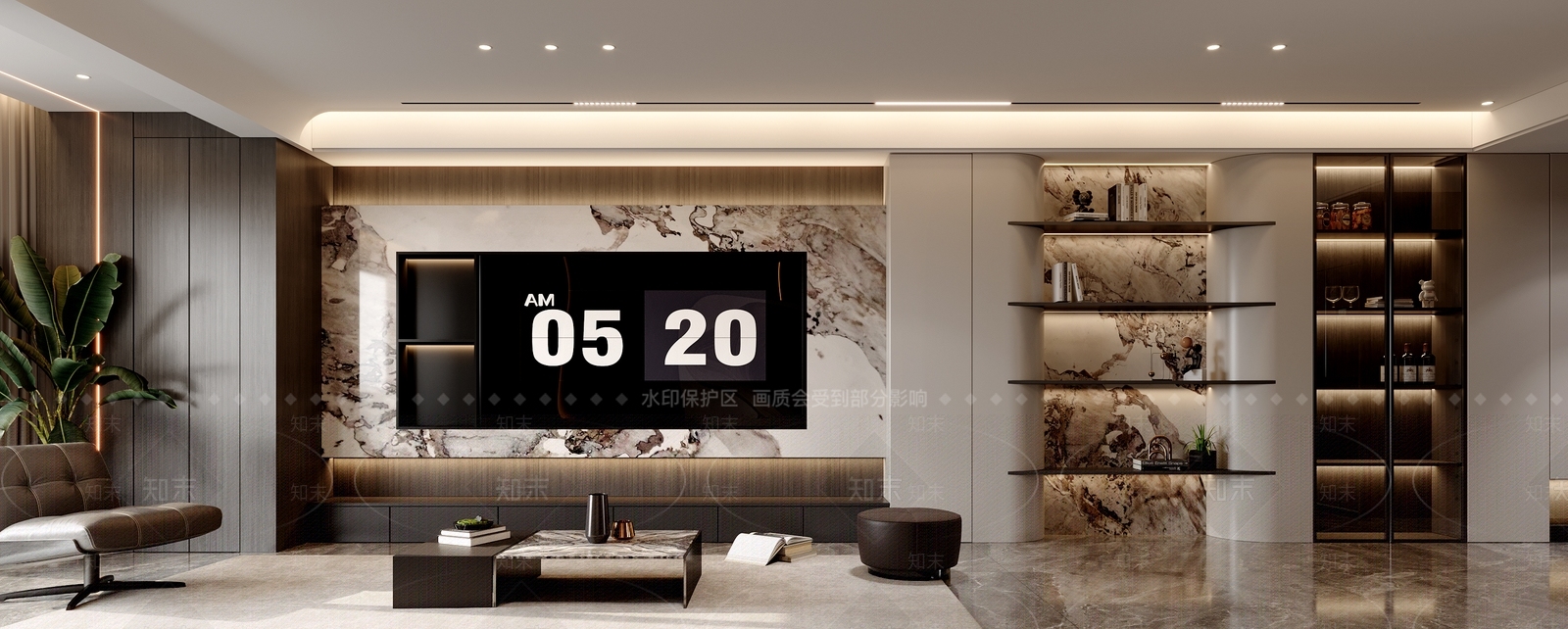 家居客厅3D模型下载【ID:1202270494】