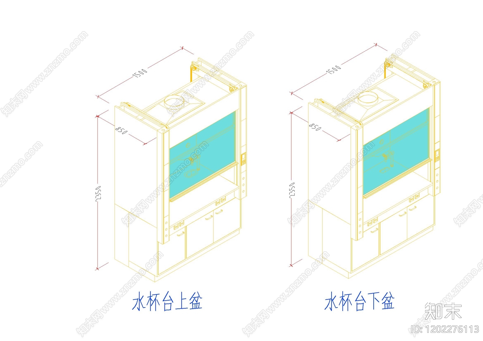 现代实验室cad施工图下载【ID:1202276113】