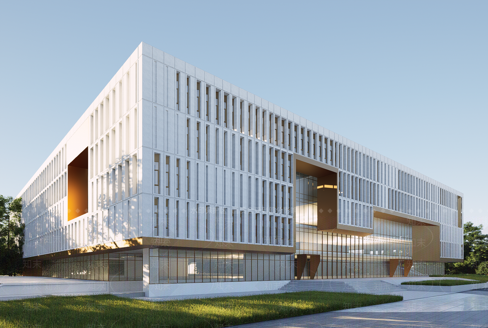 现代图书馆SU模型下载【ID:1202281206】