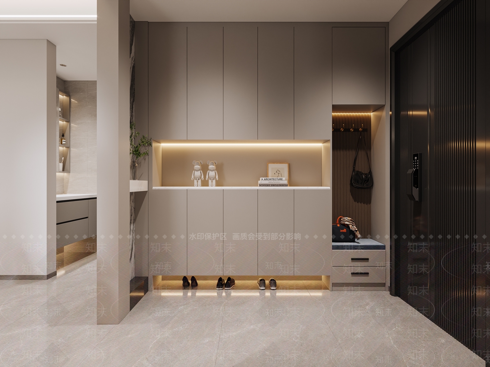 现代家居客厅3D模型下载【ID:1202283860】