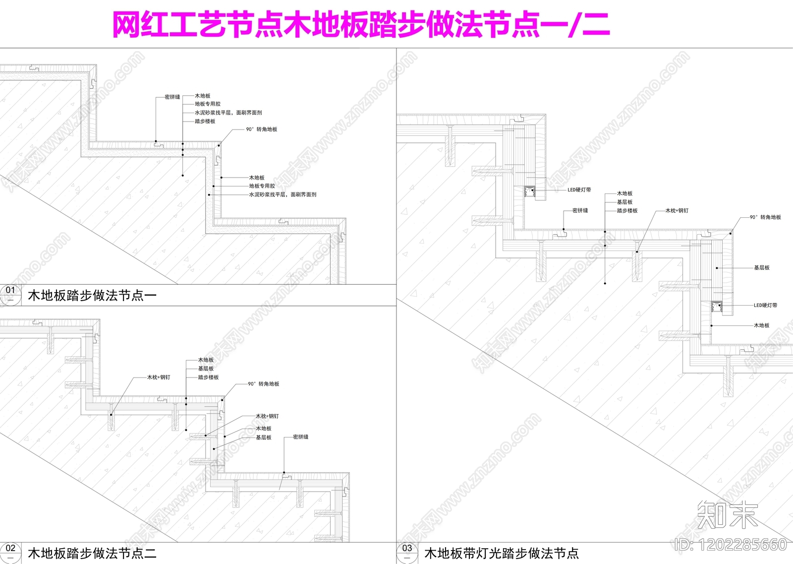 室内楼梯施工图下载【ID:1202285660】