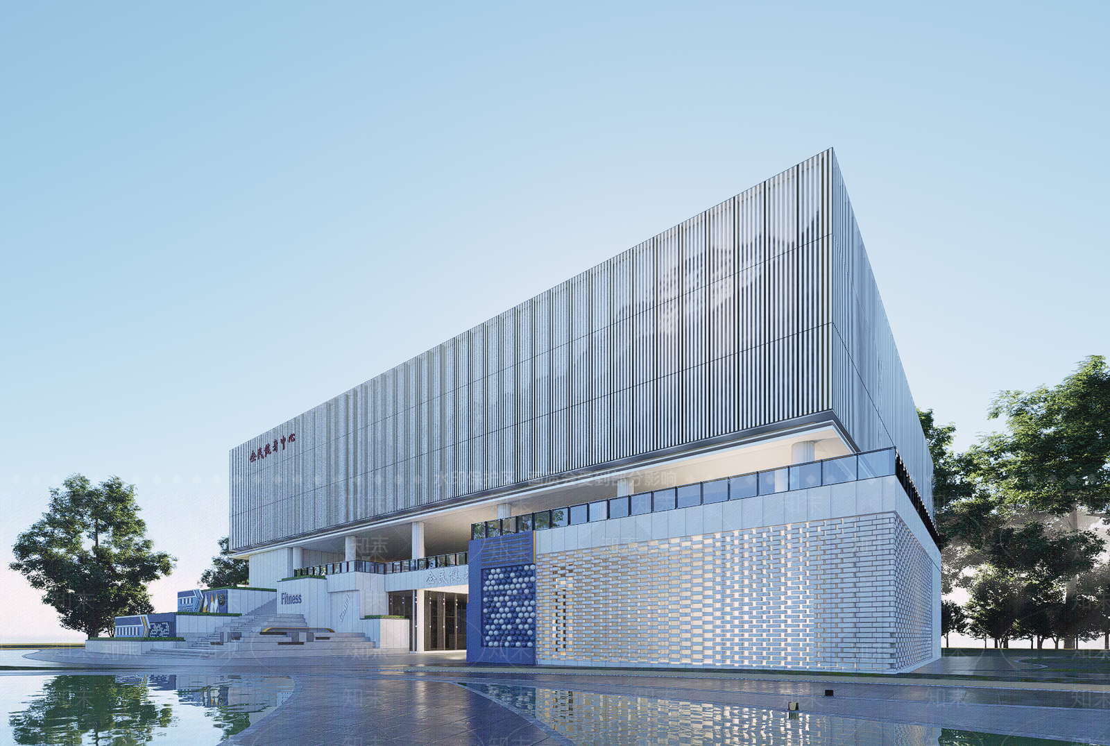 现代体育馆SU模型下载【ID:1202407199】