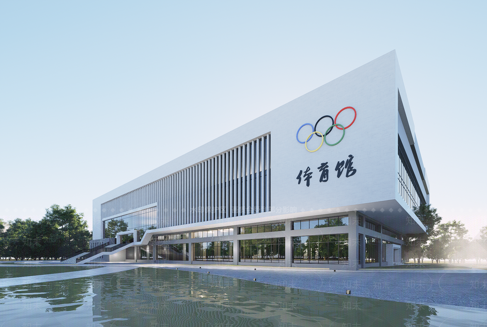 现代体育馆SU模型下载【ID:1202289223】