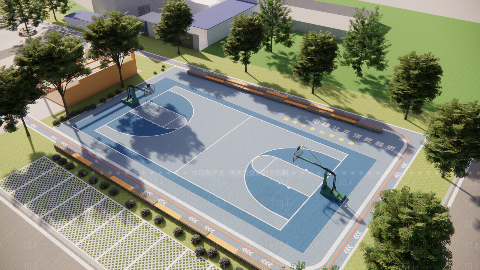 现代乡村公园SU模型下载【ID:1202292286】