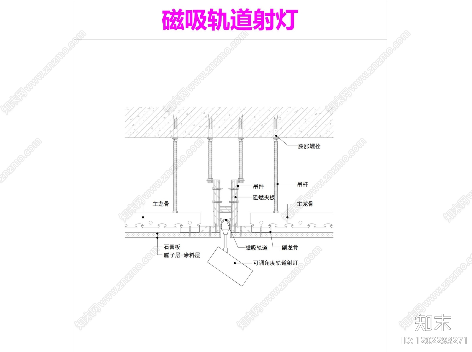 现代欧式灯节点施工图下载【ID:1202293271】