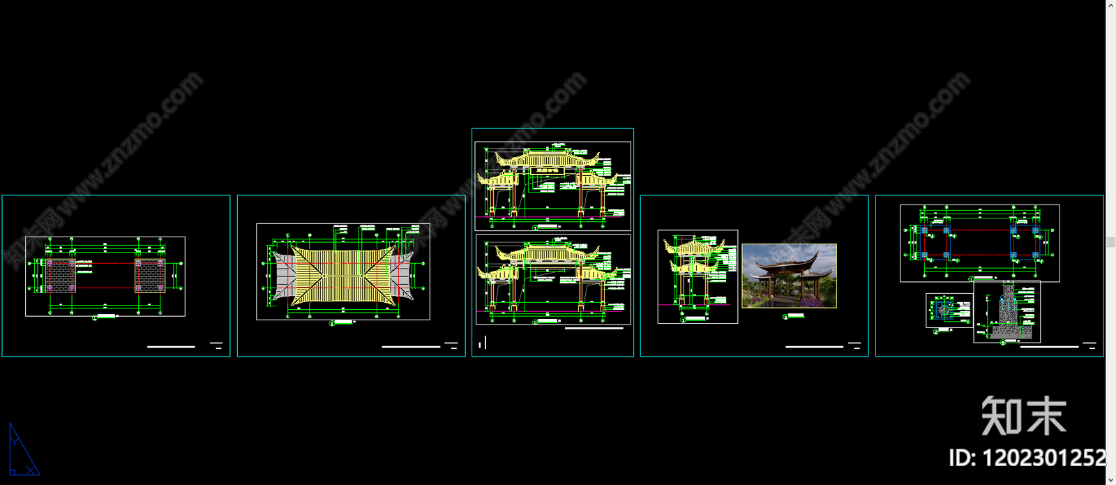 其他古建筑cad施工图下载【ID:1202301252】