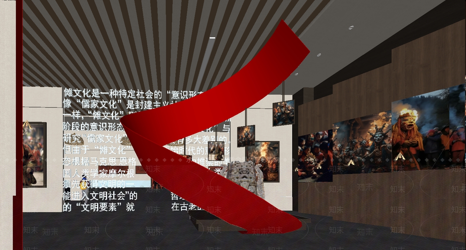 现代极简博物馆SU模型下载【ID:1202306474】