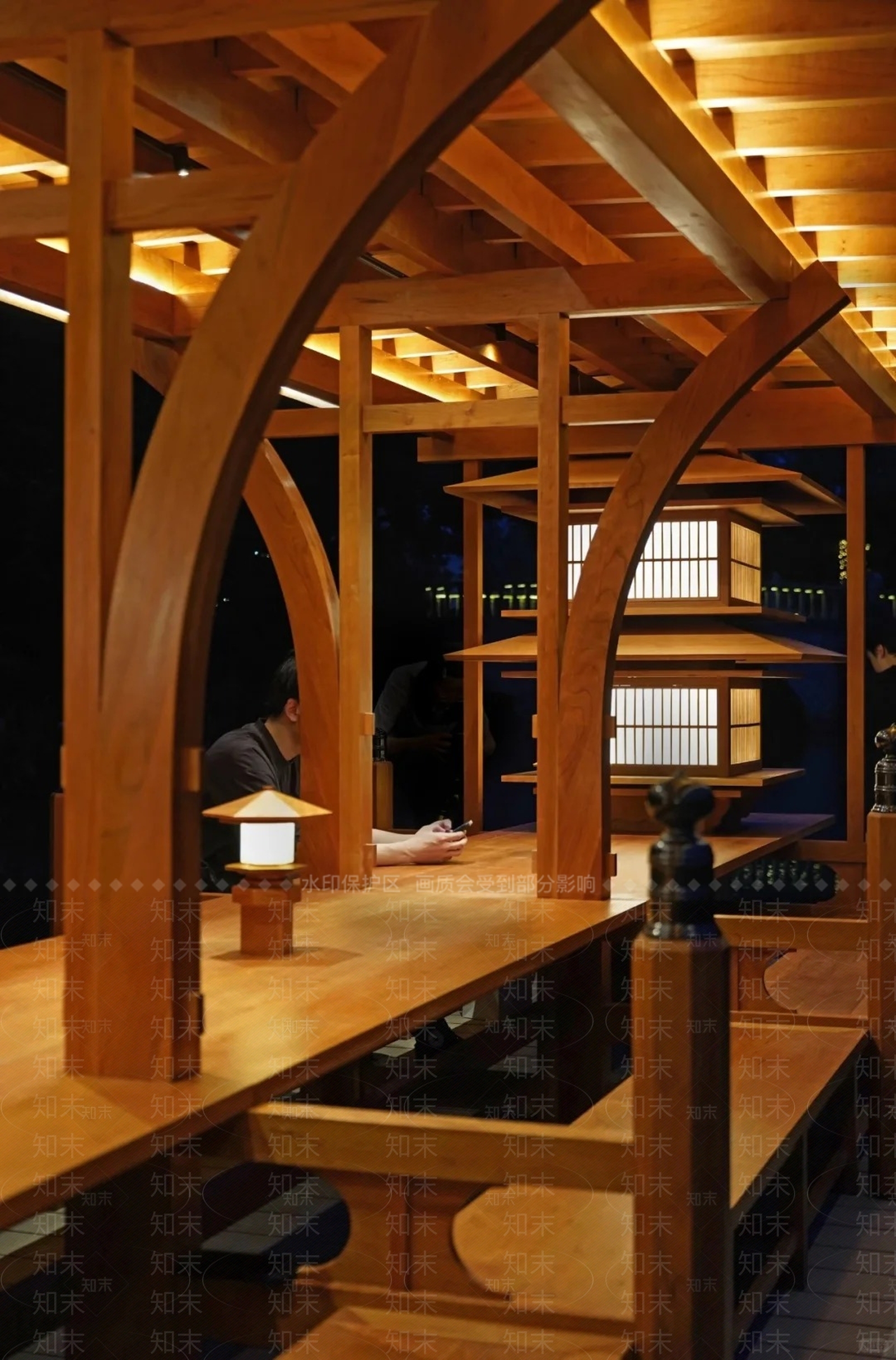 新中式茶馆SU模型下载【ID:1202321369】