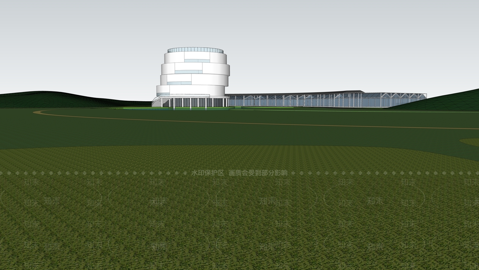 现代小公建SU模型下载【ID:1202321351】