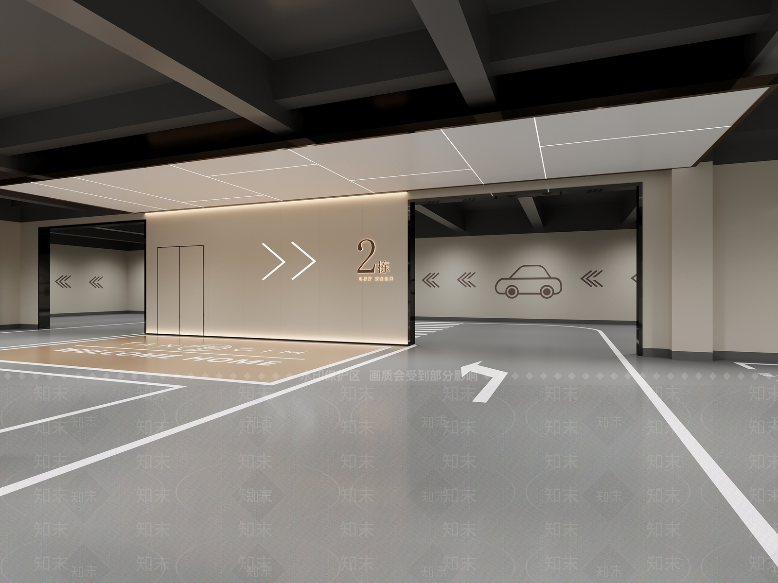 现代极简其他公共空间3D模型下载【ID:1202327289】