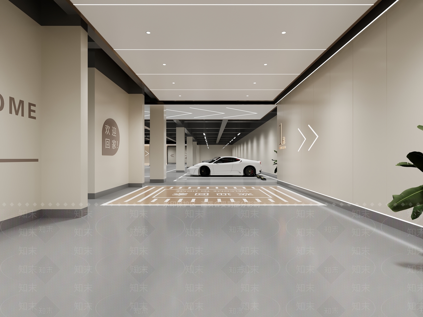 现代极简其他公共空间3D模型下载【ID:1202327289】
